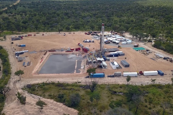 Namibia oil well